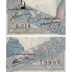 F 41-11 - 21/02/1946 - 1000 francs - Minerve et Hercule - Série S.214 - Etat : B