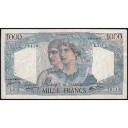 F 41-11 - 21/02/1946 - 1000 francs - Minerve et Hercule - Série E.215 - Etat : B-
