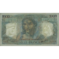 F 41-11 - 21/02/1946 - 1000 francs - Minerve et Hercule - Série T.215 - Etat : TTB