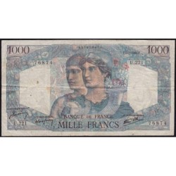F 41-12 - 07/03/1946 - 1000 francs - Minerve et Hercule - Série U.221 - Etat : TB