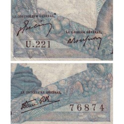 F 41-12 - 07/03/1946 - 1000 francs - Minerve et Hercule - Série U.221 - Etat : TB