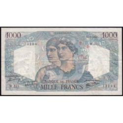 F 41-12 - 07/03/1946 - 1000 francs - Minerve et Hercule - Série W.221 (remplacement) - Etat : TTB