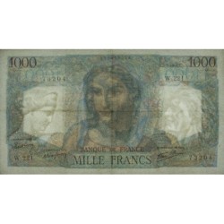 F 41-12 - 07/03/1946 - 1000 francs - Minerve et Hercule - Série W.221 (remplacement) - Etat : TTB