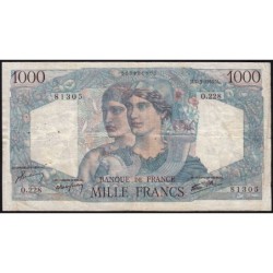 F 41-12 - 07/03/1946 - 1000 francs - Minerve et Hercule - Série O.228 - Etat : TB