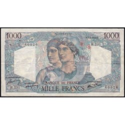 F 41-12 - 07/03/1946 - 1000 francs - Minerve et Hercule - Série H.231 - Etat : TTB+