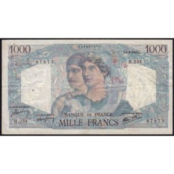 F 41-12 - 07/03/1946 - 1000 francs - Minerve et Hercule - Série H.234 - Etat : TB+