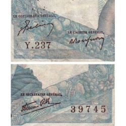 F 41-12 - 07/03/1946 - 1000 francs - Minerve et Hercule - Série Y.237 - Etat : TB-