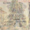 AOF - Pick 42_b5 - 1'000 francs - Série G.1409 - 22/12/1950 - Etat : B+ à TB-