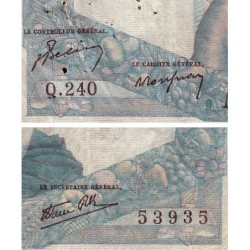 F 41-12 - 07/03/1946 - 1000 francs - Minerve et Hercule - Série Q.240 - Etat : TB-