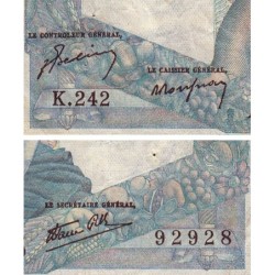 F 41-13 - 25/04/1946 - 1000 francs - Minerve et Hercule - Série K.242 - Etat : TB