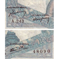 F 41-13 - 25/04/1946 - 1000 francs - Minerve et Hercule - Série A.243 - Etat : TB
