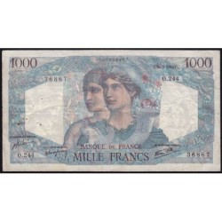F 41-13 - 25/04/1946 - 1000 francs - Minerve et Hercule - Série O.244 - Etat : TB+
