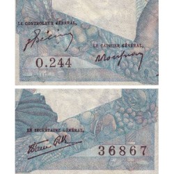 F 41-13 - 25/04/1946 - 1000 francs - Minerve et Hercule - Série O.244 - Etat : TB+
