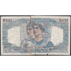 F 41-13 - 25/04/1946 - 1000 francs - Minerve et Hercule - Série O.245 - Etat : AB