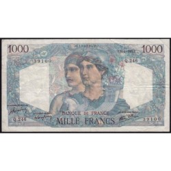 F 41-13 - 25/04/1946 - 1000 francs - Minerve et Hercule - Série Q.246 - Etat : TB