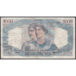 F 41-13 - 25/04/1946 - 1000 francs - Minerve et Hercule - Série Y.248 - Etat : TB