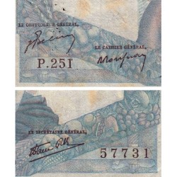F 41-13 - 25/04/1946 - 1000 francs - Minerve et Hercule - Série P.251 - Etat : B+