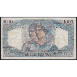 F 41-13 - 25/04/1946 - 1000 francs - Minerve et Hercule - Série O.252 - Etat : TB