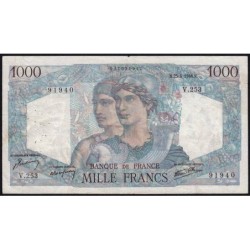 F 41-13 - 25/04/1946 - 1000 francs - Minerve et Hercule - Série V.253 - Etat : TB+
