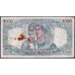 F 41-13 - 25/04/1946 - 1000 francs - Minerve et Hercule - Série P.254 - Etat : B