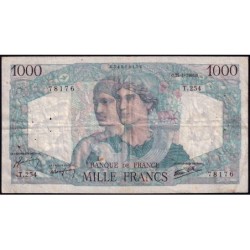 F 41-13 - 25/04/1946 - 1000 francs - Minerve et Hercule - Série T.254 - Etat : TB-