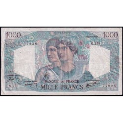 F 41-13 - 25/04/1946 - 1000 francs - Minerve et Hercule - Série N.259 - Etat : TB