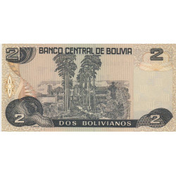 Bolivie - Pick 202b - 2 bolivianos - Série B - Loi 1986 (1990) - Etat : NEUF