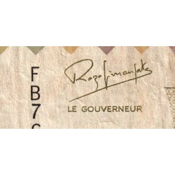 Madagascar - Pick 74Aa - 25'000 francs - 5'000 ariary - Série FB - 1993 - Etat : B+