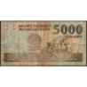 Madagascar - Pick 74Ab - 25'000 francs - 5'000 ariary - Série FD - 1996 - Etat : B-