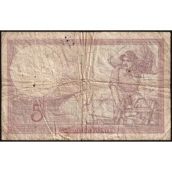 F 04-16 - 05/12/1940 - 5 francs - Violet modifié - Série F.67158 - Etat : B
