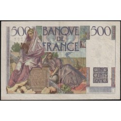 F 34-05 - 28/03/1946 - 500 francs - Chateaubriand - Série J.76 - Etat : SUP-