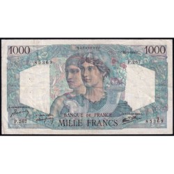 F 41-14 - 16/05/1946 - 1000 francs - Minerve et Hercule - Série P.267 - Etat : TTB