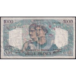 F 41-14 - 16/05/1946 - 1000 francs - Minerve et Hercule - Série U.271 - Etat : TB+