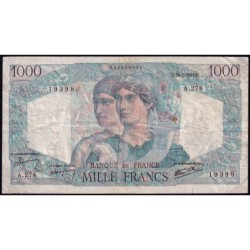 F 41-14 - 16/05/1946 - 1000 francs - Minerve et Hercule - Série A.278 - Etat : TB+