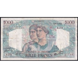 F 41-14 - 16/05/1946 - 1000 francs - Minerve et Hercule - Série B.278 - Etat : TB+