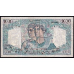F 41-14 - 16/05/1946 - 1000 francs - Minerve et Hercule - Série K.278 - Etat : TTB