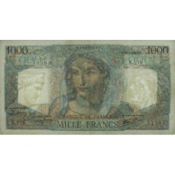 F 41-14 - 16/05/1946 - 1000 francs - Minerve et Hercule - Série K.278 - Etat : TTB