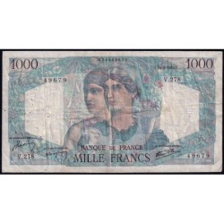 F 41-14 - 16/05/1946 - 1000 francs - Minerve et Hercule - Série V.278 - Etat : TB