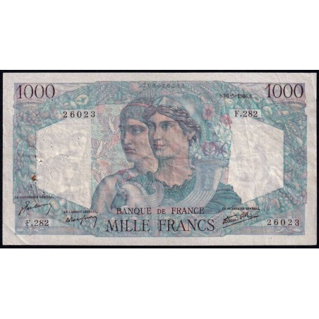 F 41-14 - 16/05/1946 - 1000 francs - Minerve et Hercule - Série F.282 - Etat : TTB