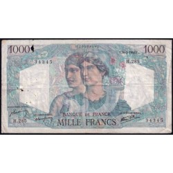 F 41-14 - 16/05/1946 - 1000 francs - Minerve et Hercule - Série H.285 - Etat : B+