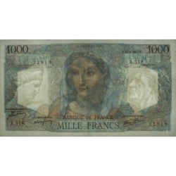 F 41-07 - 23/08/1945 - 1000 francs - Minerve et Hercule - Série A.119 - Etat : TTB+ à SUP-