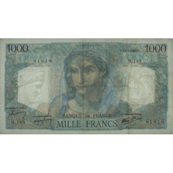 F 41-10 - 17/01/1946 - 1000 francs - Minerve et Hercule - Série H.189 - Etat : TTB-