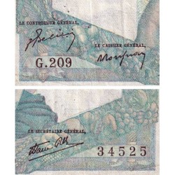 F 41-11 - 21/02/1946 - 1000 francs - Minerve et Hercule - Série G.209 - Etat : TB-