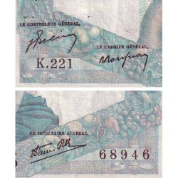 F 41-12 - 07/03/1946 - 1000 francs - Minerve et Hercule - Série K.221 - Etat : TB+