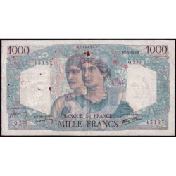 F 41-12 - 07/03/1946 - 1000 francs - Minerve et Hercule - Série Q.223 - Etat : TB
