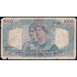 F 41-13 - 25/04/1946 - 1000 francs - Minerve et Hercule - Série Y.244 - Etat : B-