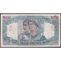 F 41-14 - 16/05/1946 - 1000 francs - Minerve et Hercule - Série G.273 - Etat : TB