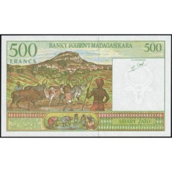 Madagascar - Pick 75b - 500 francs - 100 ariary - Série C - 1997 - Etat : NEUF