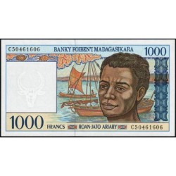 Madagascar - Pick 76b - 1'000 francs - 200 ariary - Série C - 1997 - Etat : NEUF
