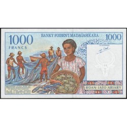 Madagascar - Pick 76b - 1'000 francs - 200 ariary - Série C - 1997 - Etat : SPL+
